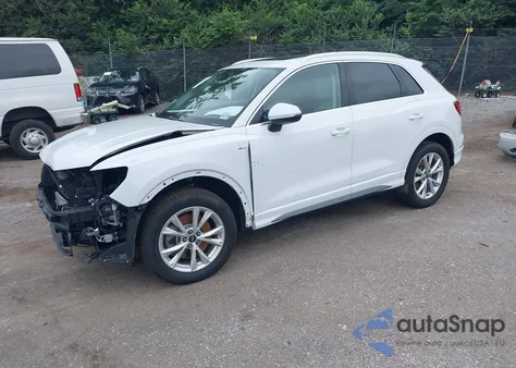 2021 Audi Q3 Premium 45 Tfsi S Line Quattro Tiptronic из США, поврежденный, VIN WA1DECF32M1038247